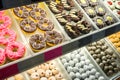 Doughnuts on the shelf Royalty Free Stock Photo