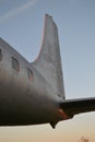 Douglas DC-7 Transport Aircraft on the Bank of the Guadalquivir River, CÃÂ³rdoba, Spain.