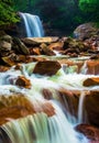 Douglas Falls, on the Blackwater River in Monongahela National F Royalty Free Stock Photo