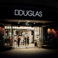 Douglas perfumery store in a popular shopping street in Berlin