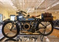 Douglas WD20 with 2.75 horsepower and 350 cubic centimeters on display in the Haas Moto Museum in Dallas, Texas.