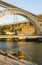 Douro River at crepuscule Royalty Free Stock Photo
