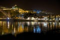 Douro river at night