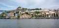 Douro river. View to the Serra do Pilar Monastery and Luis I bridge.