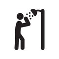 Dousing Shower icon. Trendy Dousing Shower logo concept on white Royalty Free Stock Photo