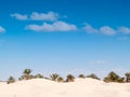 Douz,desert landscape,sahara,tunisia,africa Royalty Free Stock Photo