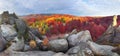 Dovbush Rocks in Bubnyshche