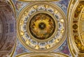 A dove on the ceiling of St. Isaac`s Cathedral in St. Petersburg