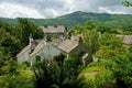 Dove cottage and landscape Royalty Free Stock Photo