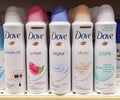 Dove Dry Spray Antiperspirant, Invisible Dry, Go Fresh, Original, Silk Dry and Pure