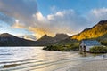 Dove Lake Cradle Mountain Tasmania Australia Boat House Royalty Free Stock Photo