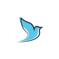 Dove logo template vector icon