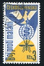 Dove and malaria eradication emblem