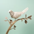 Polygon Dove Paper Craft: Simple And Eye-catching