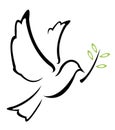 Dove symbol Illustration