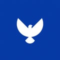 Dove, a symbol of peace and purity. The biblical symbol of the Holy Spirit