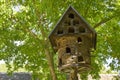 Dovecote made of wood and straw Royalty Free Stock Photo