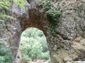 Dovedale Derbyshire natural arch UK