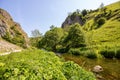 Dovedale Peak District National Trust River Dove Royalty Free Stock Photo