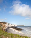 Dover britain white cliffs Royalty Free Stock Photo