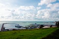 Dover, Kent, United Kingdom, 14th of October 2020 - Beautiful Port of Dover, transportation way channel from UK to France