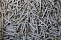 Dowel. Wall anchors. Royalty Free Stock Photo