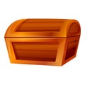 Dower chest icon, cartoon style