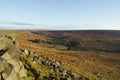 Down Burbage Valley in the autumn sun