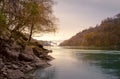 A down river view of Niagara Falls Royalty Free Stock Photo