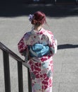 Down stairs with back to camera, Asakusa, Japan