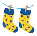 down syndrome socks Royalty Free Stock Photo