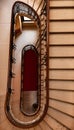 Down the Winding Staircase Royalty Free Stock Photo