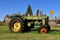 Old R John Deere tractor
