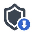 Downgrade security icon