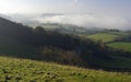 Downham Hill & Long Down in Fog