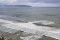 Downhill Beach from the cliff top at Mussenden Temple Royalty Free Stock Photo