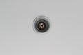 A downlight on the white ceiling Royalty Free Stock Photo