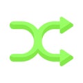 Download this amazing icon of shuffle in trendy style