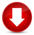 Download arrow icon elegant red round button Royalty Free Stock Photo