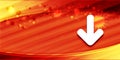 Download arrow icon special summer sunlight orange banner background bright illustration