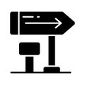 Download this beautifully designed icon of directional board