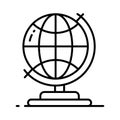 Download this beautifully designed icon of earth globe in editable style, easy to use vector