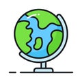 Download this beautifully designed icon of earth globe in editable style, easy to use vector