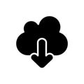 Download black glyph icon