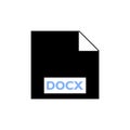 Download Button DOCX, DOCX icon, sign