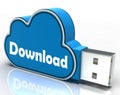 Download Cloud Pen drive Means Files