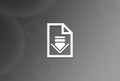 Download document icon Royalty Free Stock Photo