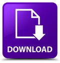 Download (document icon) purple square button