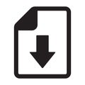 Download Document Icon Royalty Free Stock Photo