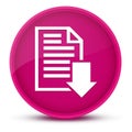 Download document luxurious glossy pink round button abstract Royalty Free Stock Photo